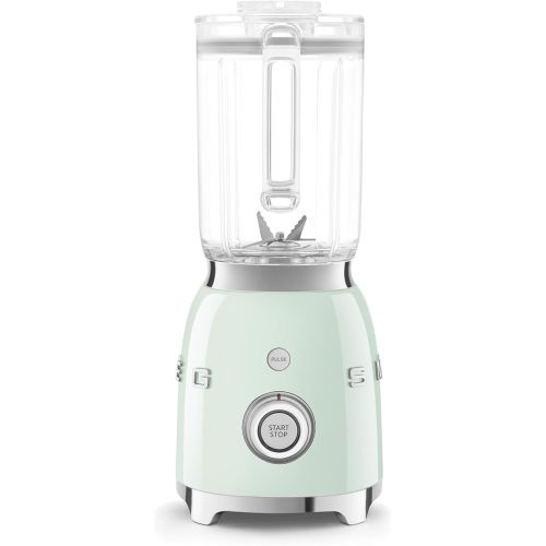 SMEG BLF03 Retro Style Blender – 600W Countertop Blender with 48 oz BPA-Free Jug, 3 Speeds + Pulse, Ice Crush & Smoothie Functions – 50s-Inspired Design-Pastel Green