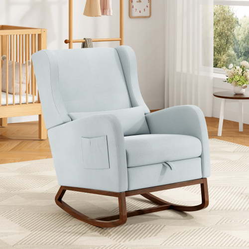 Someet Nursery Rocking Chair - Light Blue