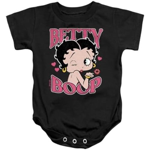 Popfunk Betty Boop Blowing Kisses Unisex Infant Snap Suit for Baby