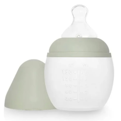 Elhée - Medical silicone bottle and physiological teat - Sage | Smallable