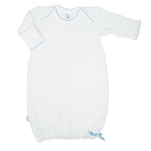 Paty Knit Overlap Shoulder Gown – PatyInc