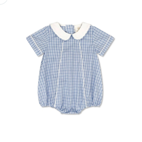 Adam Bubble - Billings Blue Plaid – Seaux Kids Boutique