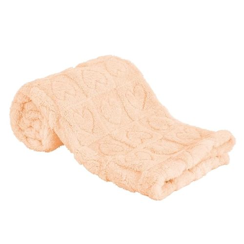 Yurhap Fleece Baby Blanket Heart Checkered Blanket, Ultra Soft Cozy Baby Blankets for Girls Boys, Fluffy Infant Toddler Newborn Receiving Blankets for Crib Stroller 30”×40” (Light Pink)