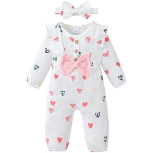 Mioglrie Newborn Baby Girl Clothes One Piece Jumpsuits Clothes Short Sleeve Rompers Summer Clothes for Baby