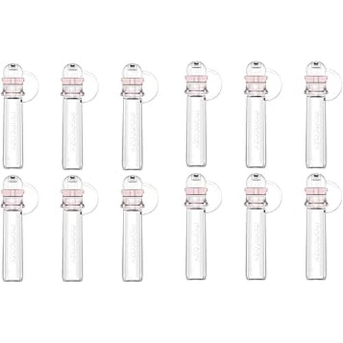 Momcozy Colostrum Collector Reusable Breast Milk Collector with Storage Case and Cotton Wipe, Portable Colostrum Container BPA Free, Multi-Use Collector 5ml-12pcs