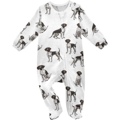Plaaee Unisex-baby One-piece Footie,Cute Squirrel and Ants Zip Up Jumpsuit Footed Sleep and Play 3-24M