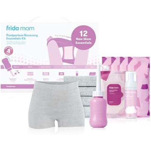 Frida 12pc Postpartum Essentials Kit, Hospital Bag Basics for New Mom