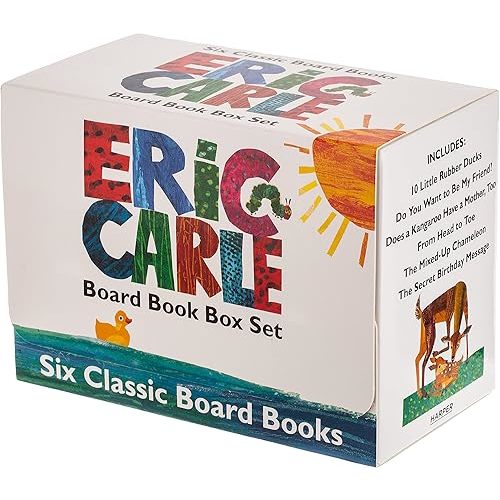 Eric Carle Six Classic Board Books Box