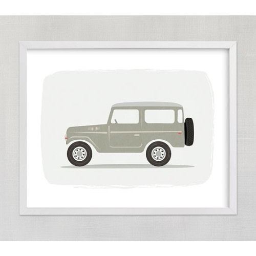 Vintage Land Cruiser Wall Art | Pottery Barn Kids