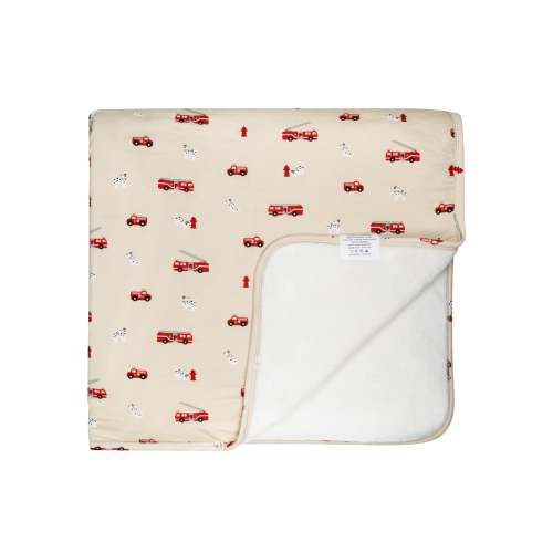 Firetrucks Toddler Blanket – Brave Little Ones