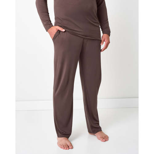 Dark Chocolate Men's Pajama Pants | Little Sleepies