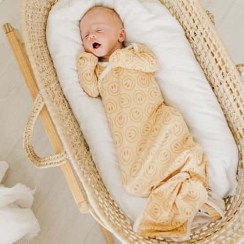Copper Pearl | Vance Newborn Knotted Gown