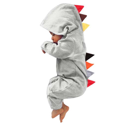 Baby Boy Clothes Dinosaur Style Patchwork Romper Jumpsuit Playsiut Baby Bodysuit Unisex