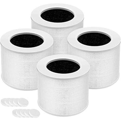 4 Pack Core Mini Filter White