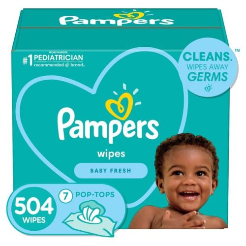 Pampers Fresh Scented Baby Wipes (Select Count)
