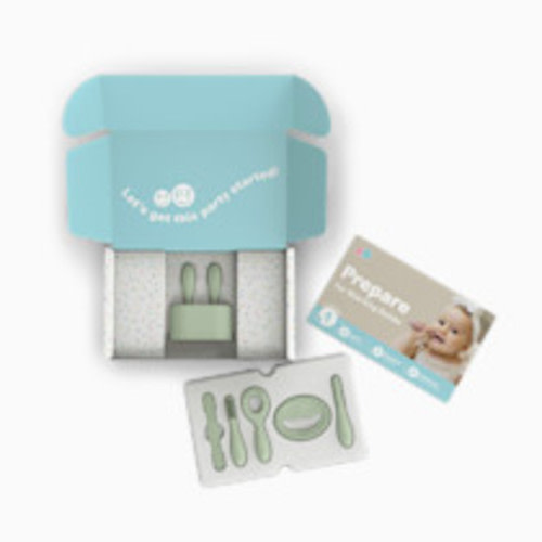 ezpz Prepare for Starting Solids Kit - Sage