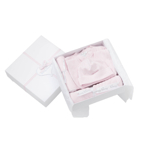 Simple Stripes Pink 5PC Gift Set w/ Gift Box