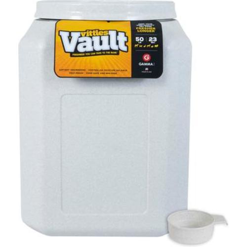 GAMMA2 Vittles Vault Pet Food Storage, Gray, 50-lb - Chewy.com