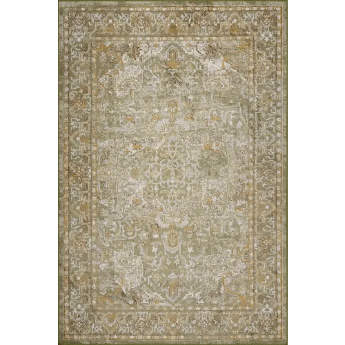 Lianna Washable Vines Rug | Green