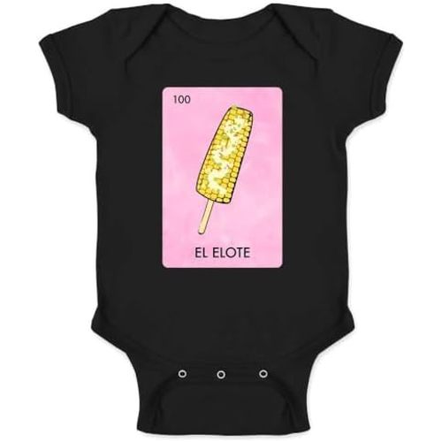 Pop Threads El Elote Mexican Lottery Parody Street Corn Funny Infant Baby Boy Girl Bodysuit
