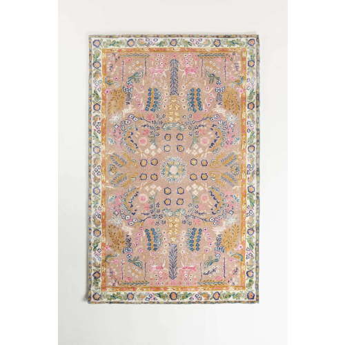 ALEF HOME Art Deco Tufted Multicolor Quick Dry Area Rug, 6x9 ft