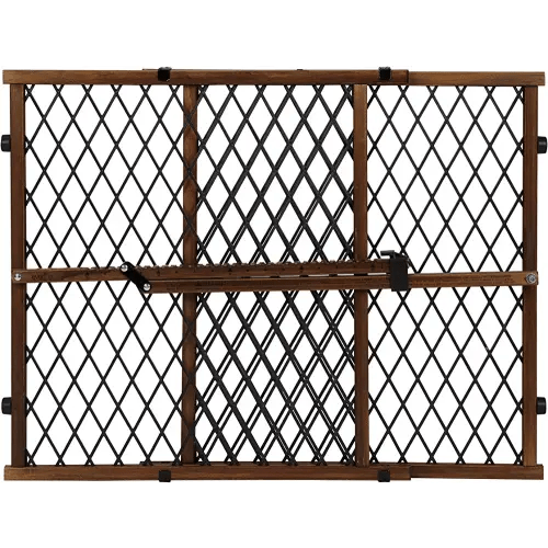Evenflo Position & Lock Baby Gate, Pressure-Mounted, Farmhouse Collection