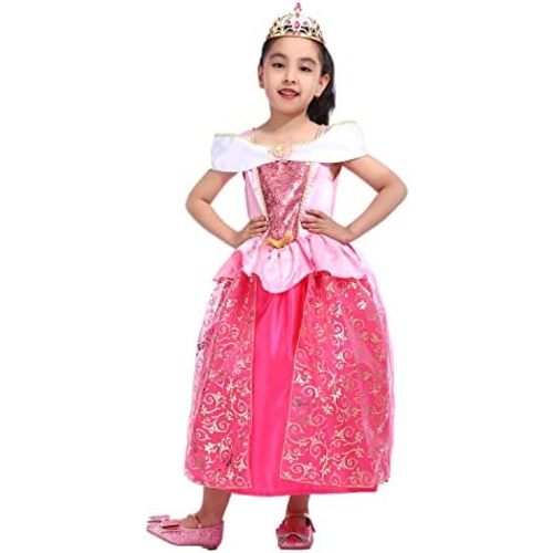 Deluxe Princess Costume Dress with and without Accessories Options Available