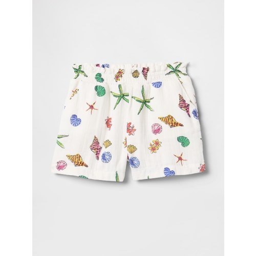 Baby & Toddler Crinkle Gauze Pull-On Shorts