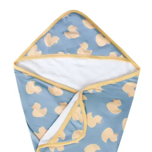 Premium Knit Hooded Towel - Ducky