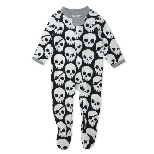 Honest Baby Clothing Organic Cotton Boy or Girl Long Sleeve Halloween Sleep N Play, Newborn to 9 Months