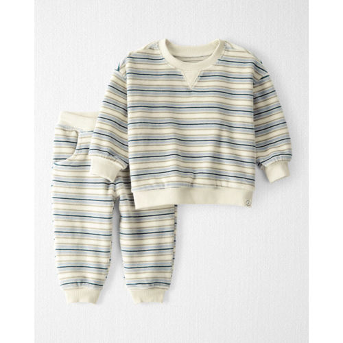 Baby 2-Piece Organic Cotton Velour Pullover & Pant Set - Little Planet | Carter's