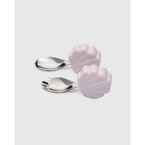 Baby Utensils Set - Skylar Shell