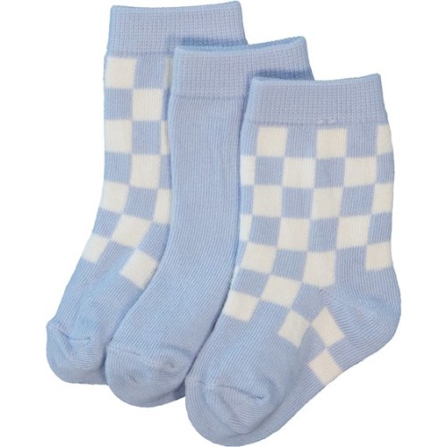 Light Blue Baby Crew Socks 3Pk | Best&Less™ Online