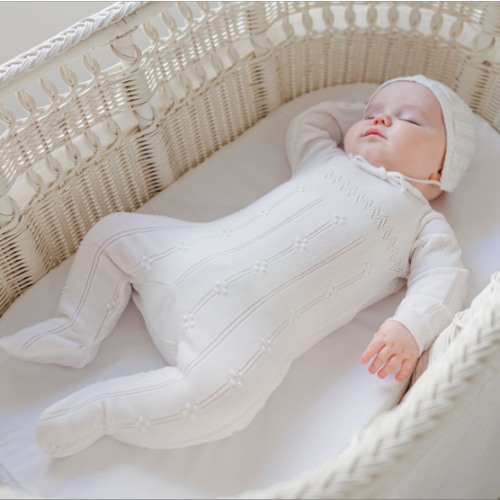 Vintage Knit Romper with Hat I Feltman Brothers