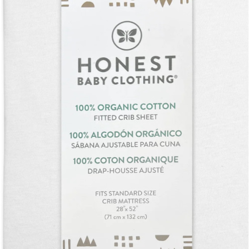 2-Pack Organic Cotton Fitted Crib Sheets | Honest Baby Clothing