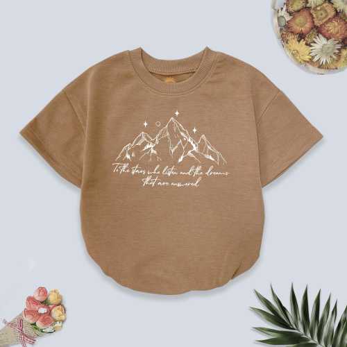 Stars & Dreams Baby Romper: Book Lover Gift, Night Court