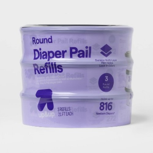 Diaper Pail Refill Bags - 3pk - up&up™