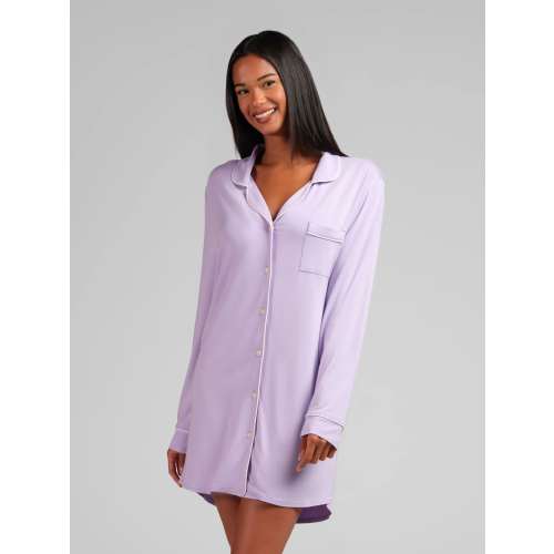Luna Lounge Sleep Shirt | Long Sleeve Sleep Shirt | Comfrt