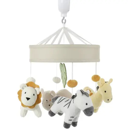 Peanut Shell Musical Mobile Safari Dreams | Baby Bunting AU