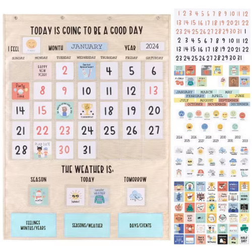 Good Day Learning Calendar Wall Chart