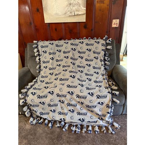 Los Angeles Rams Fleece Blanket. NFL Los Angeles Rams Fleece Stafium Blanket
