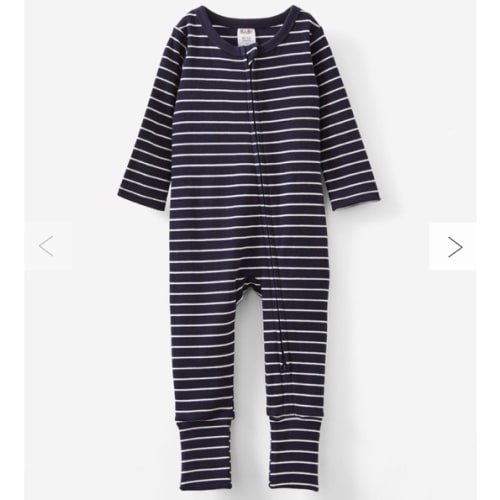 The Billie Long Sleeve Rib Romper