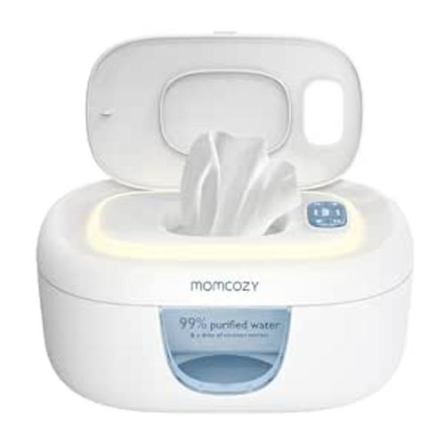Momcozy Baby Wipe Warmer, Innovative Spring Design,Large Capacity Dispenser