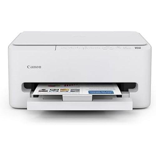 Canon PIXMA TS4320 Wireless Color Inkjet Printer for Duplex Printing, White – Cost Efficient Home Printer with Copier/Scanner, Compact Design, Easy Setup, 1 Year Limited Warranty