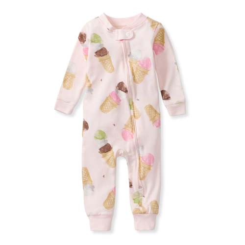 Ice Cream Cone Honeysoft™ Footless Baby Sleeper – Burt's Bees Baby