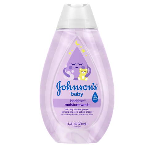 Johnson's Baby Bedtime Baby Moisture Wash with Soothing Aromas, 13.6 fl. oz