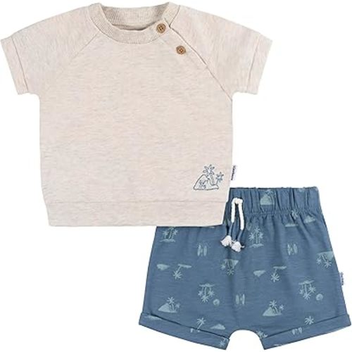 Gerber baby-boys Toddler T-shirt and Shorts Set