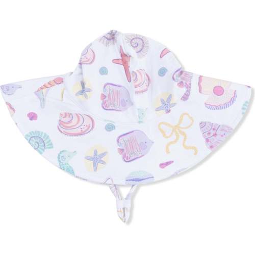 Beach Days, Wide Brim Sun Hat - Angel Dear Hats & Mittens | Maisonette