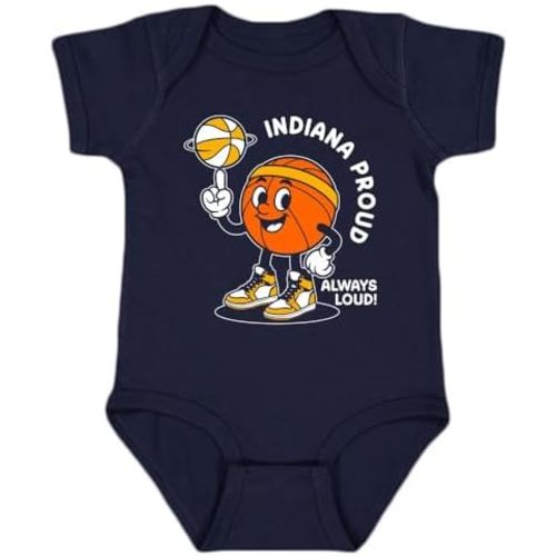 Hometown Proud, Always Loud Kid's Bodysuit for Basketball Fans