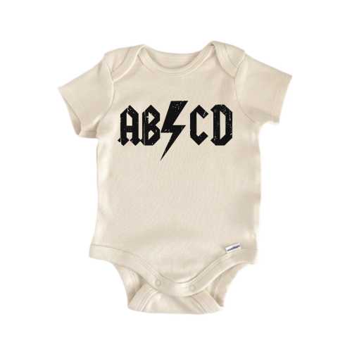 Classic Rock And Roll Lightning - Baby Bodysuit